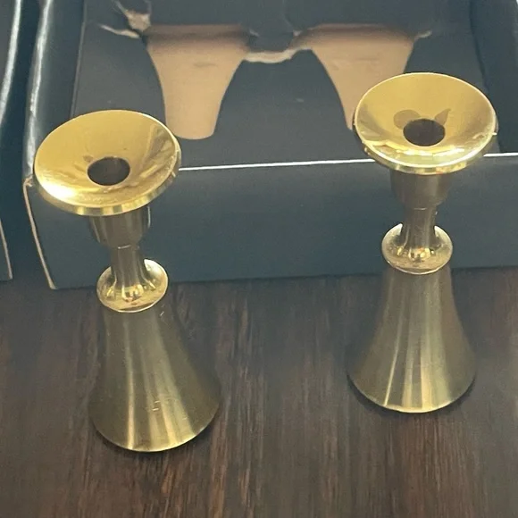1950s Dansk Designs Solid Brass Candlesticks Set of 6 JHQ Quistgaard MCM - Picture 8 of 11